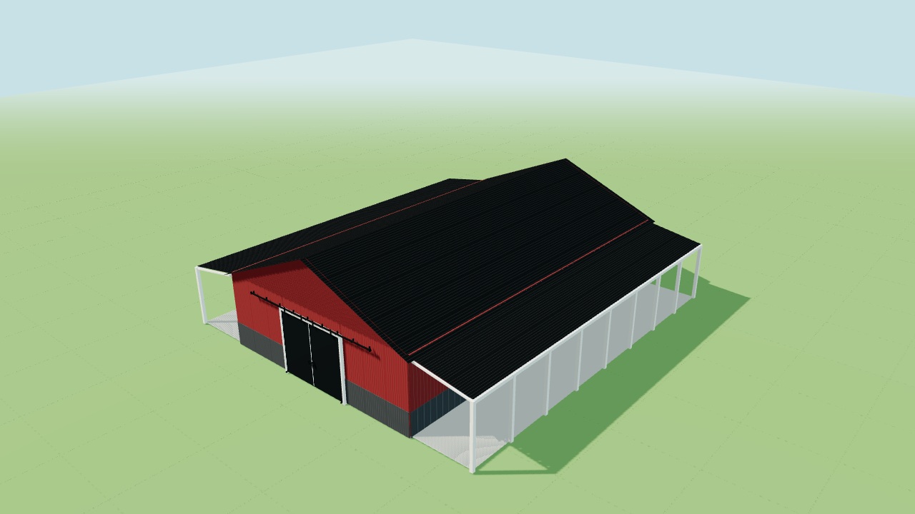 Horse Barn — 36 × 60 × 12 ft starting Studio design