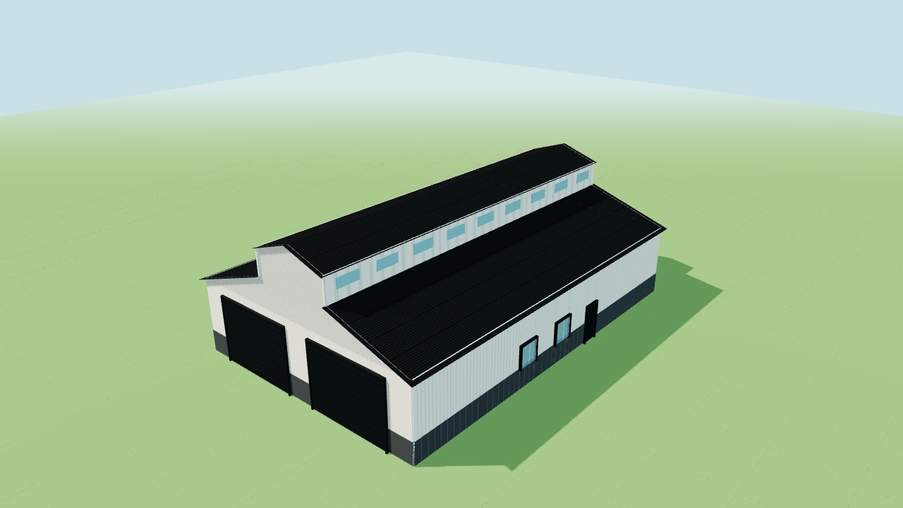 Monitor Barn — 48 × 72 × 14 ft starting Studio design