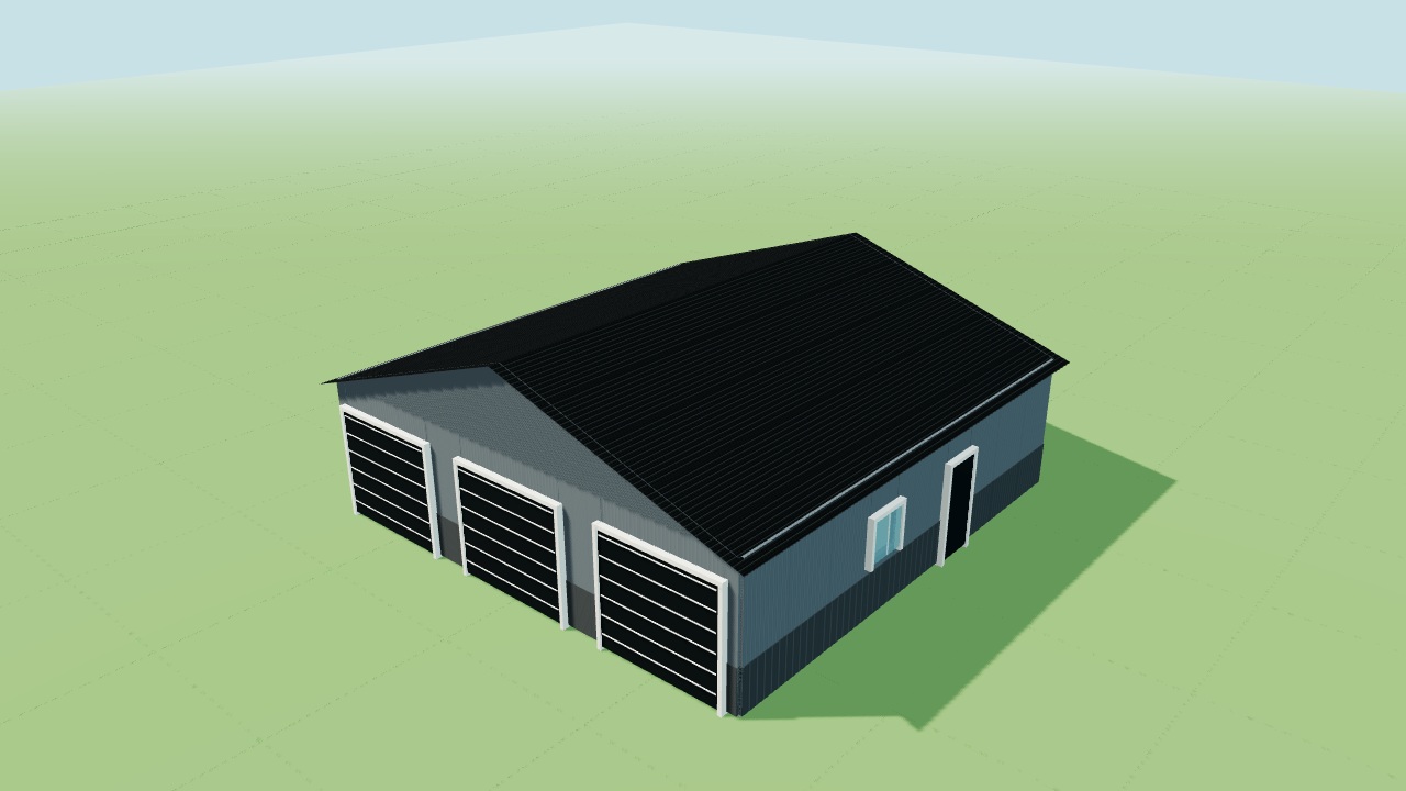 Three-Car Garage — 36 × 36 × 10 ft starting Studio design