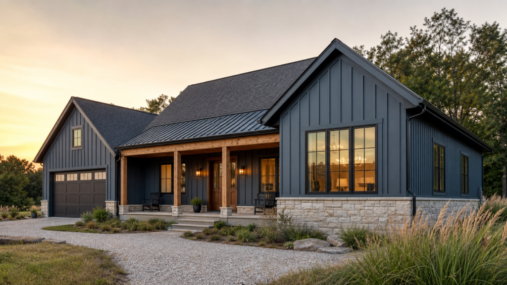 Planning concept: Slate Board-and-Batten Exterior — Concept Project