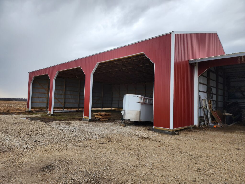 Red Farm Building & Finished Slab completed project view