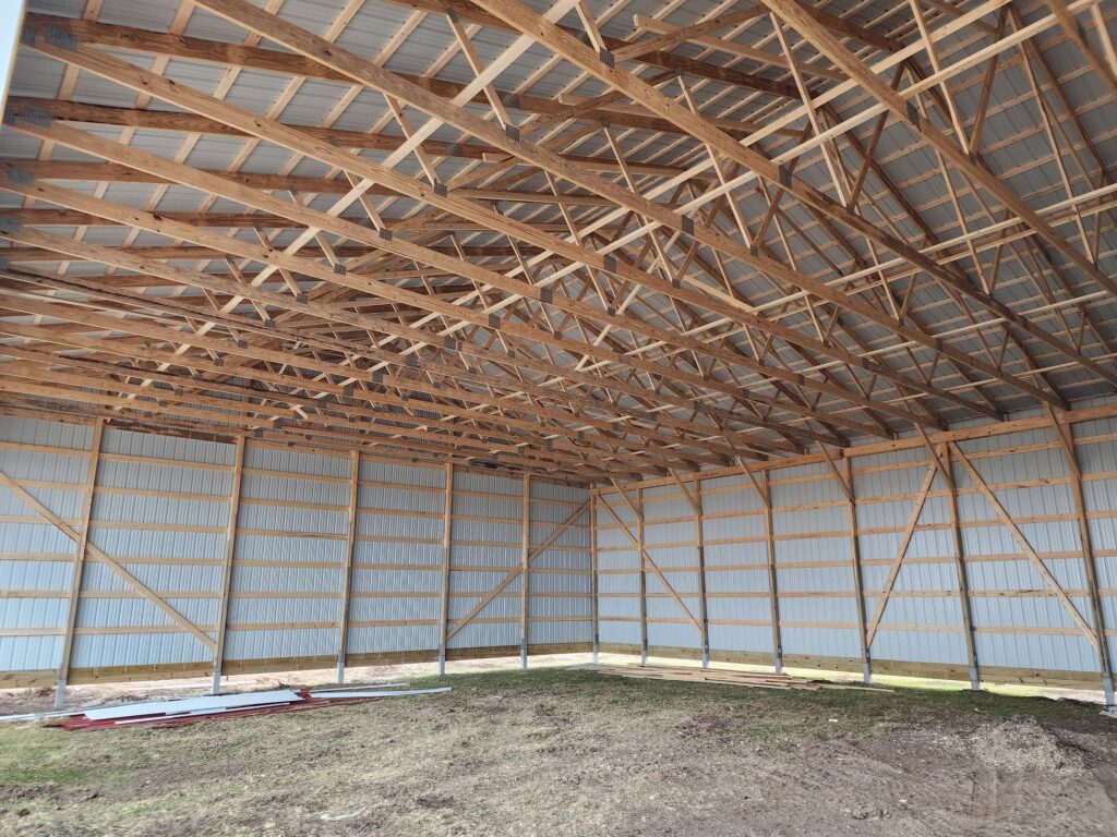 Red Farm Building & Finished Slab completed project view