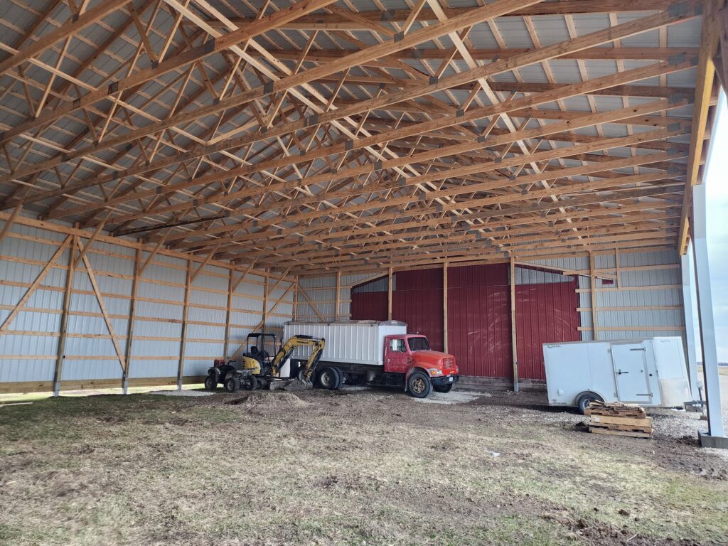 Red Farm Building & Finished Slab completed project view