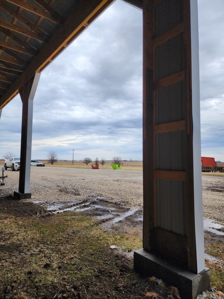 Red Farm Building & Finished Slab completed project view