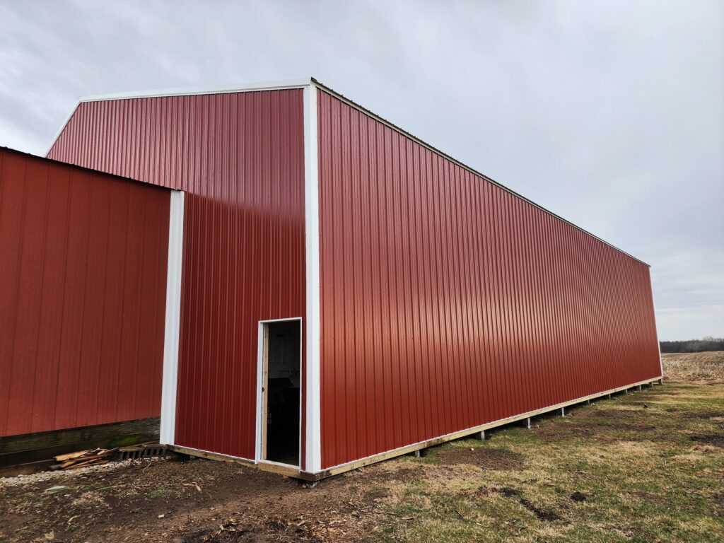 Red Farm Building & Finished Slab completed project view