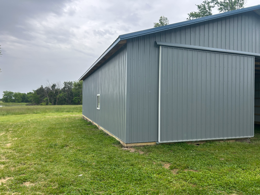 Project photo from Custom Pole Shed in the Country with Lean-To
