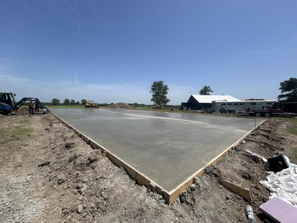 Project photo from All-Black Building with Timber-Frame Lean-To