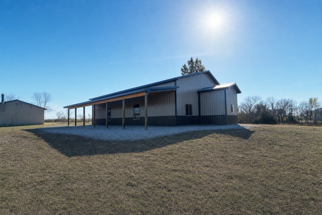Project photo: Ash Gray Multi-Bay Workshop