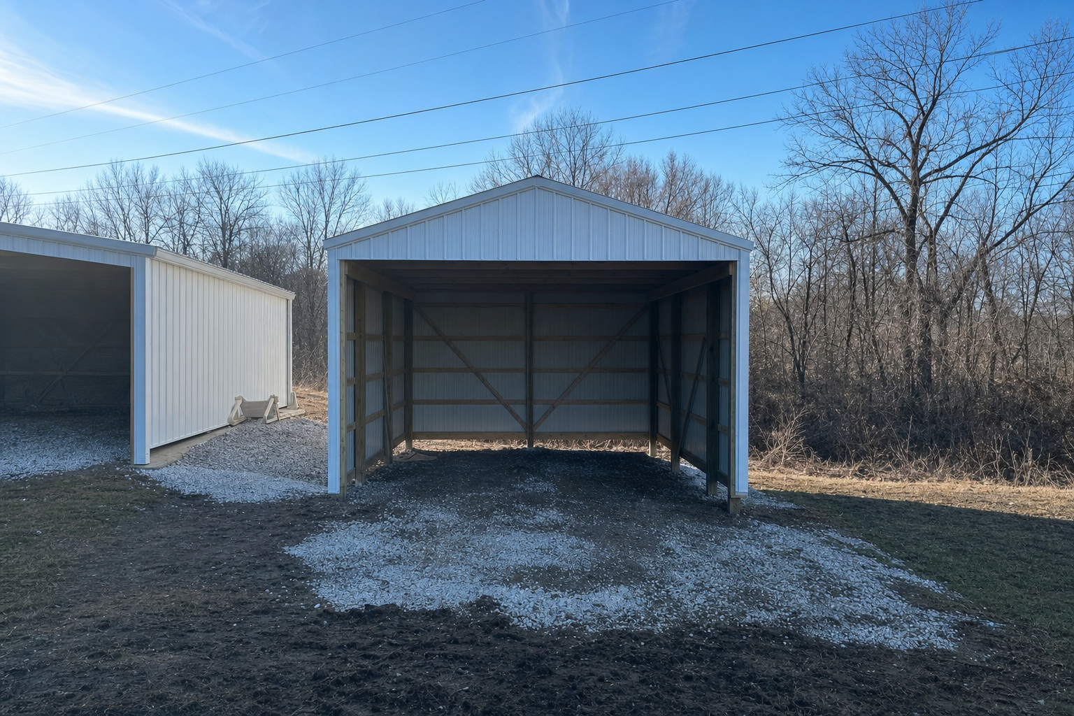 Compact Utility Shelters completed project view — Edited project photograph