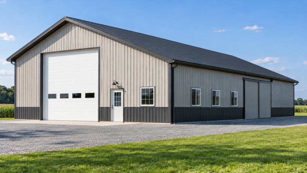 Illustrative construction image for Doors and Windows for an Equipment Building